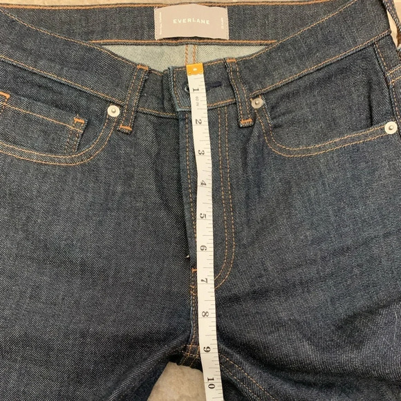 Everlane The Mid-rise Skinny denim Jeans Ankle crop size 25 in Dark Indigo - Picture 11 of 16